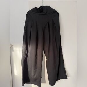 SHEIN Black Wide-Leg Women's Pants